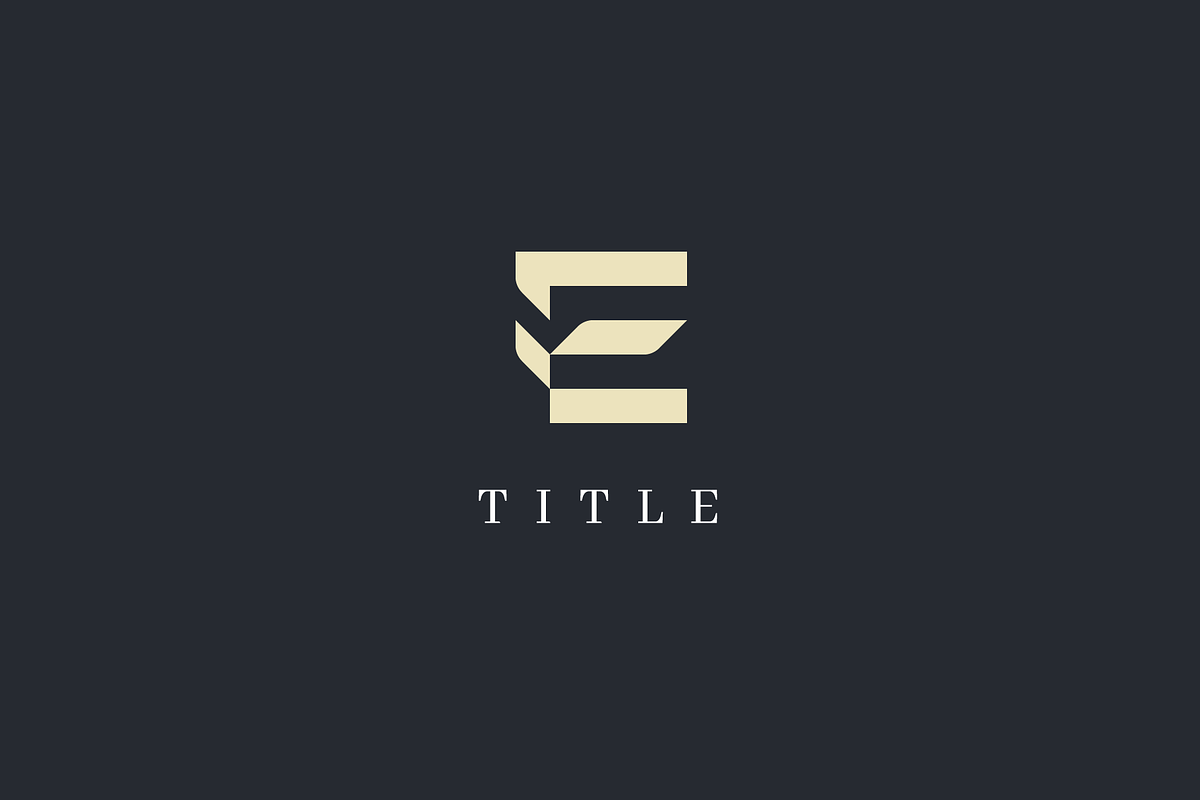 Luxury Elegant E Leaf Logo, a Branding & Logo Template by baqoos