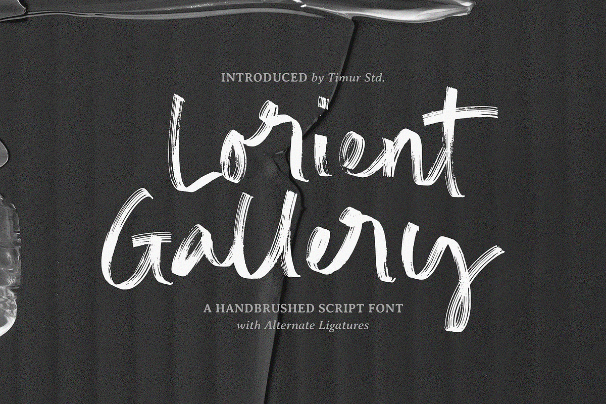 Lorient Gallery Font, a Handwritten Font by Timurtype (Photo 1 of 7)