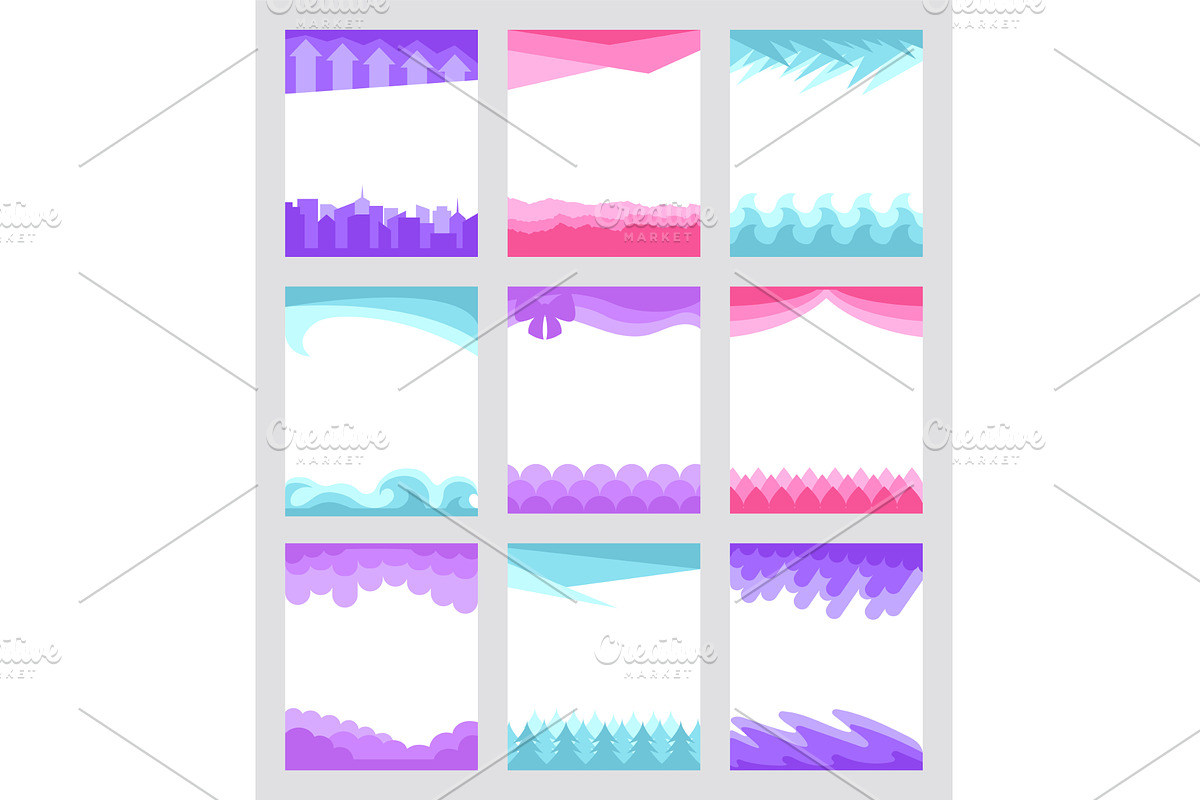Page borders. Layered frame, an Illustration by winwin.art