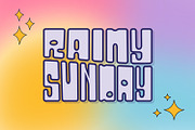 Groynatte - Funky Groovy Font, a Sans Serif Font by VUNIRA (Thumbnail 2 of 6)