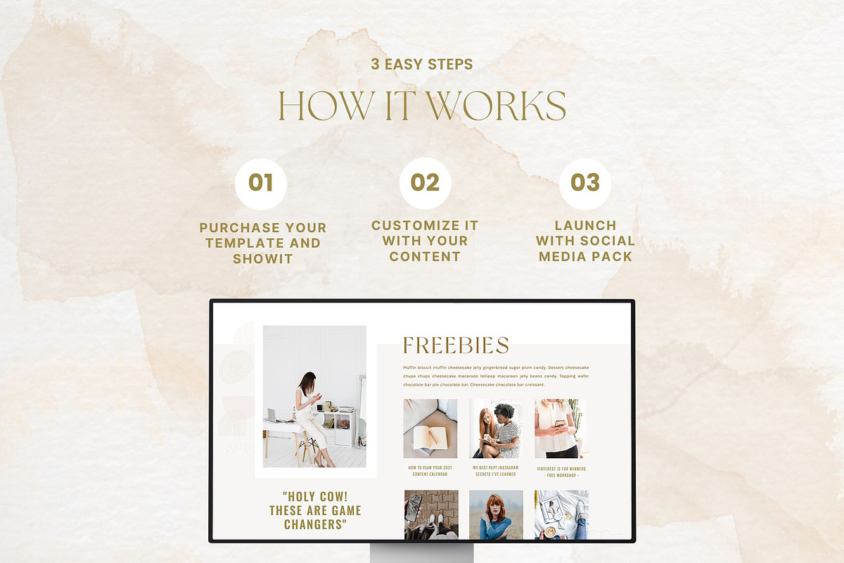 Showit Website Template: Phoebe, a Websites & App Template by Seaside Creative (Photo 6 of 9)