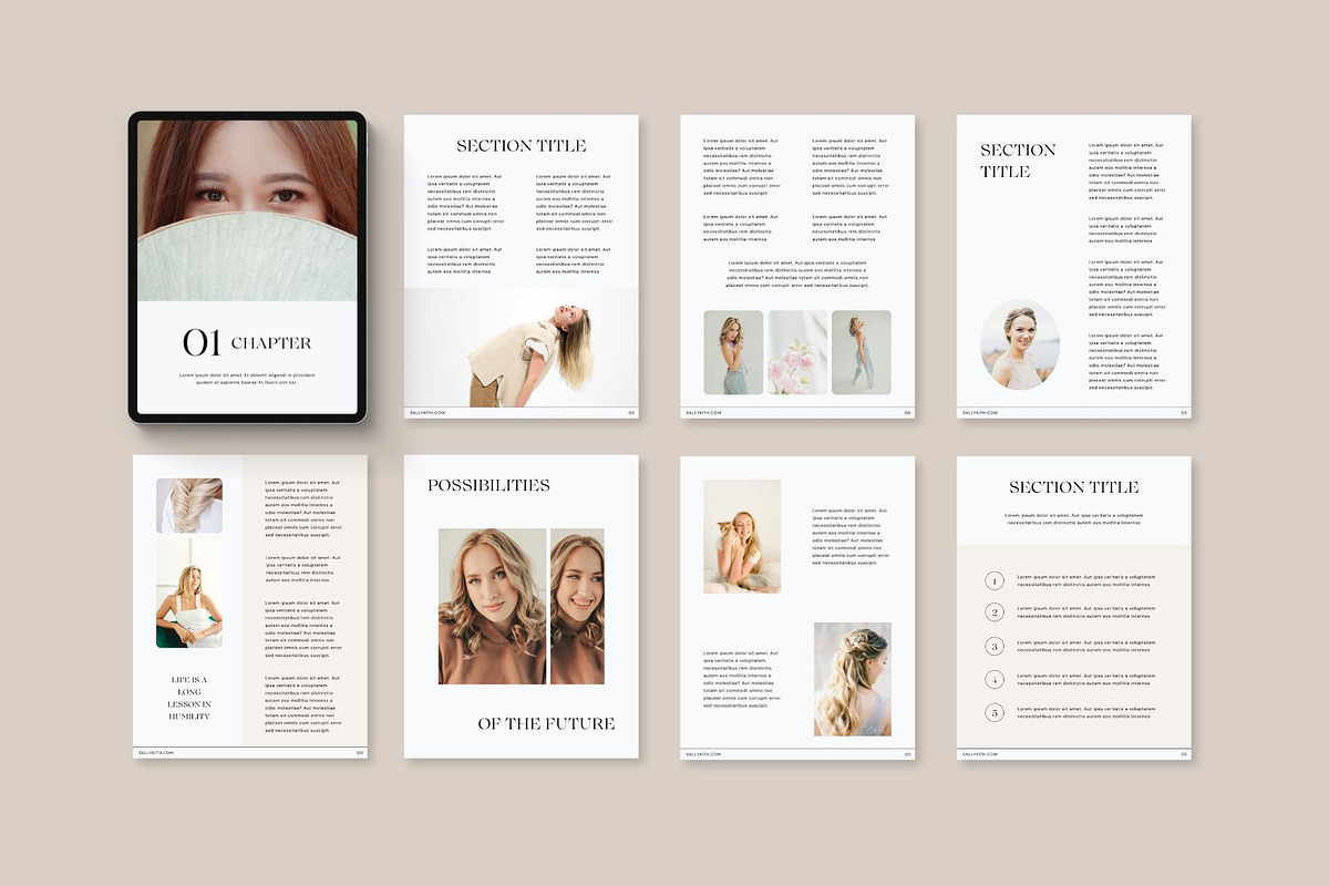 DEMURE Sales Ebook Template CANVA, a Design Template by BoldNStudio (Photo 5 of 10)