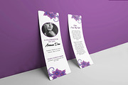 Funeral Bookmark Template, a Card Template by Template Shop (Thumbnail 3 of 3)