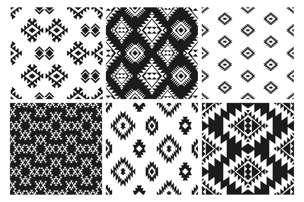 30 Aztec Southwestern Patterns Pack, a Pattern Graphic by Katrinelly (Photo 14 of 15)