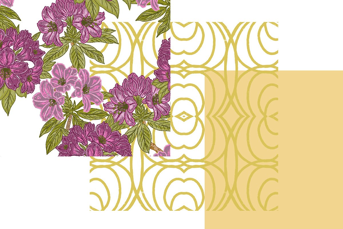 Vintage Maximalist Floral Retro, a Pattern Graphic by NayaChu (Photo 6 of 9)