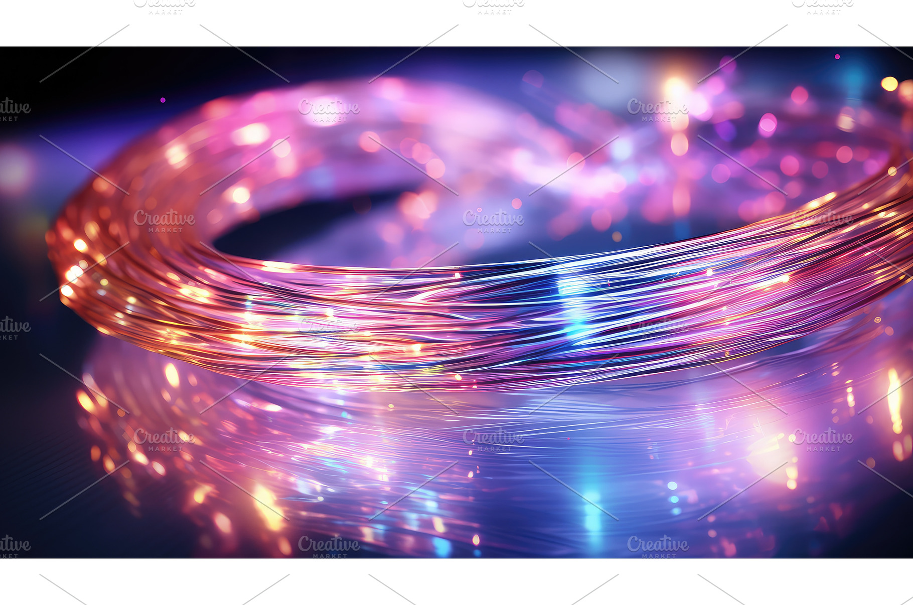 glass reel of cable ai generated, a Technology Photo by pikepicture