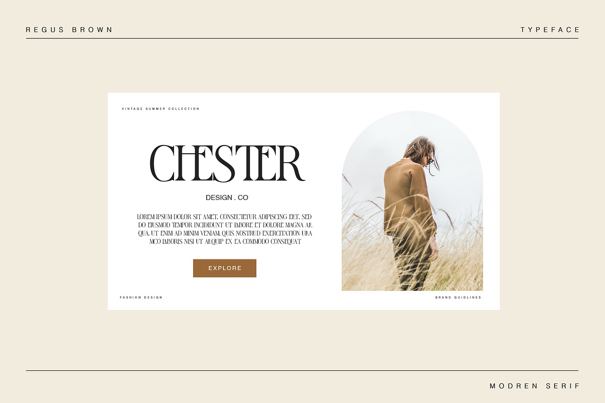 Regus Brown, a Serif Font by Ryan Rivaldo Vierra (Photo 11 of 16)