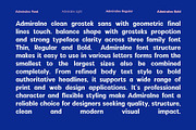 Admiralne Sans Family Font, a Sans Serif Font by Rasiorise Studio (Thumbnail 15 of 15)