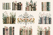 REGENCY BOOK BORDERS CLIPART, a Decorative Illustration by Daring Digies (Thumbnail 2 of 9)