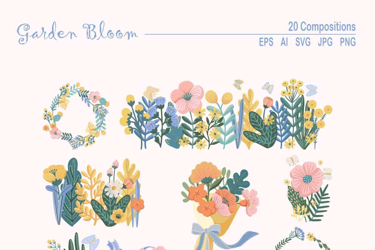 Garden Bloom, a Decorative Illustration by Collection by VY (Photo 6 of 9)