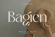 Bagien Modern Stylish Serif Font, a Serif Font by Eternity Studio (Thumbnail 1 of 10)