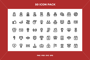 Womens day icons, an Icon by Wencory