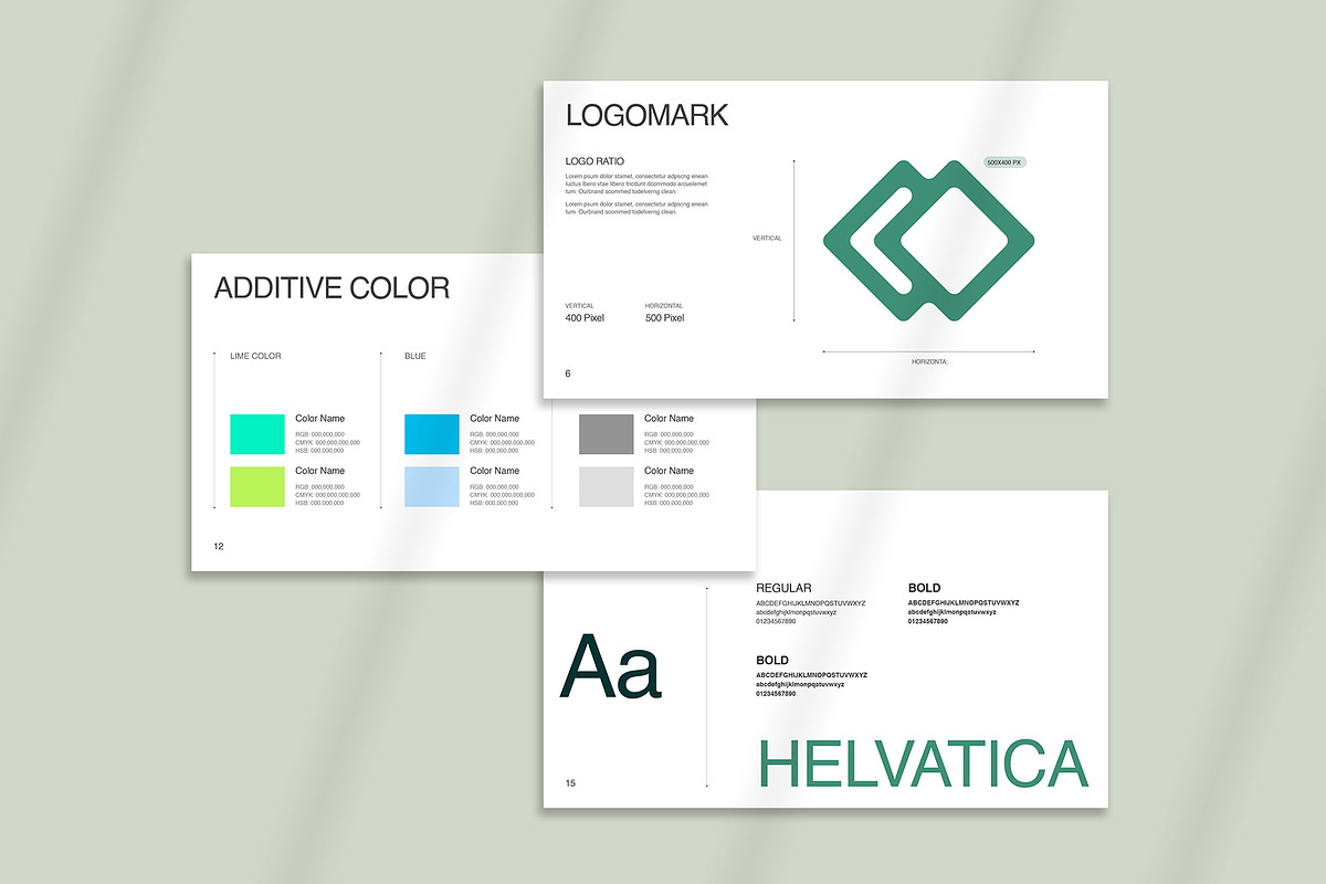 Brand Guideline Templates, a Branding & Logo Template by Oriofix (Photo 3 of 9)