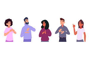 Hand sign communication. Multi, an Object Illustration by Onyx