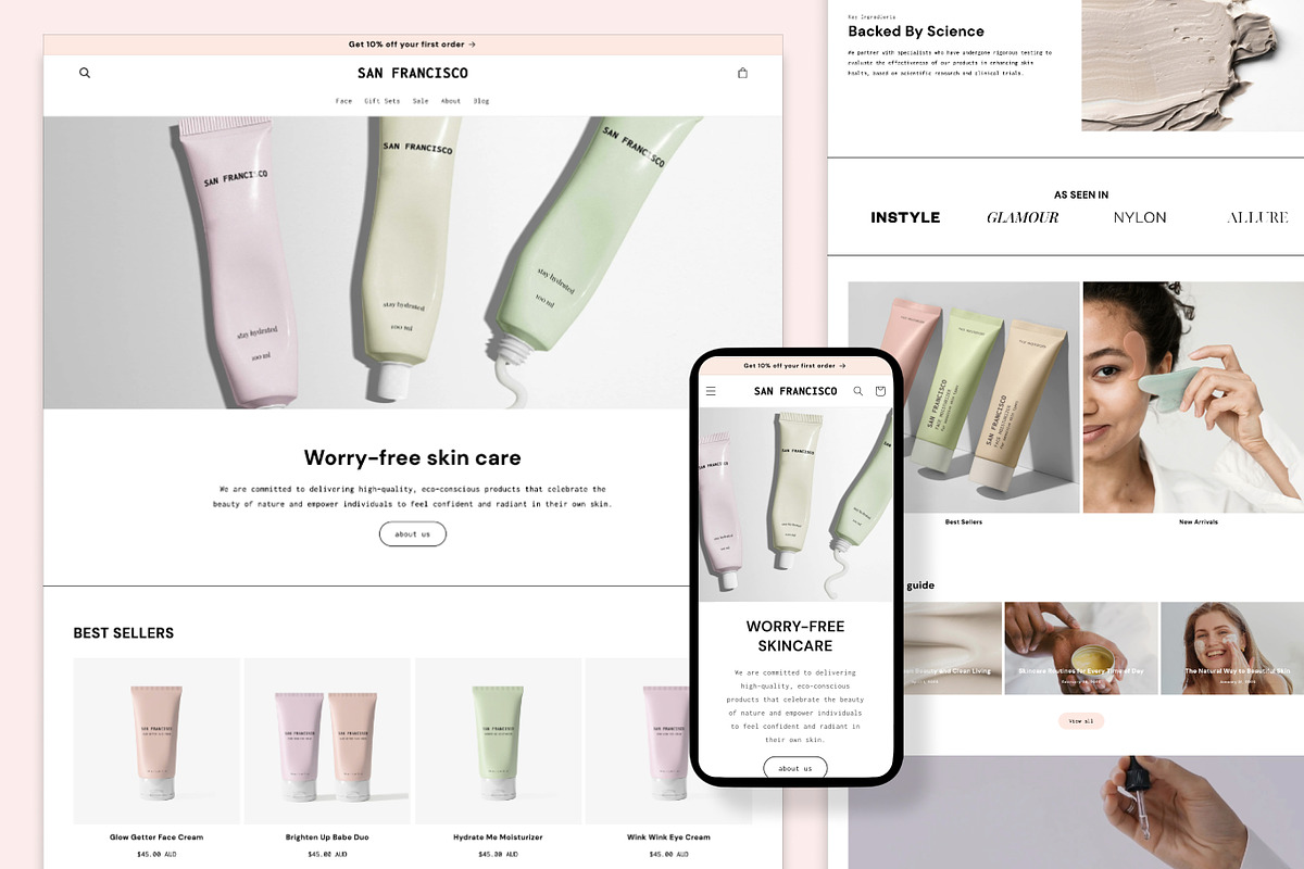 SAN FRANCISCO | Beauty Shopify Theme, a Shopify Template by Studio Mayde (Photo 3 of 9)