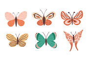 Colorful Hand-Drawn Butterflies, an Animal Illustration by Zeukaa (Thumbnail 4 of 7)