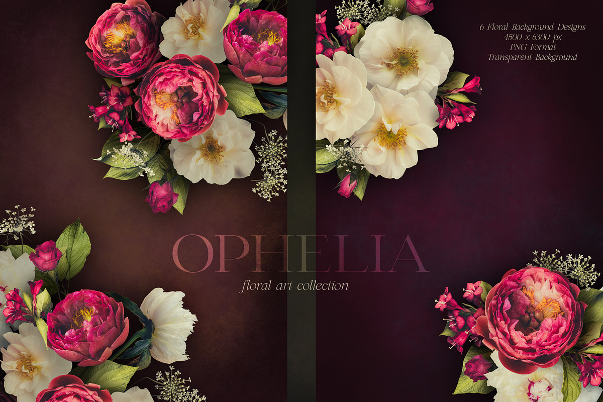 Ophelia Dark Moody Florals, an Object Graphic by Eclectic Anthology (Photo 7 of 14)