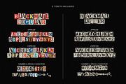 Blackmail — Paper Cutout Bitmap Font, a Symbol Font by AndrewPixelType (Thumbnail 4 of 9)