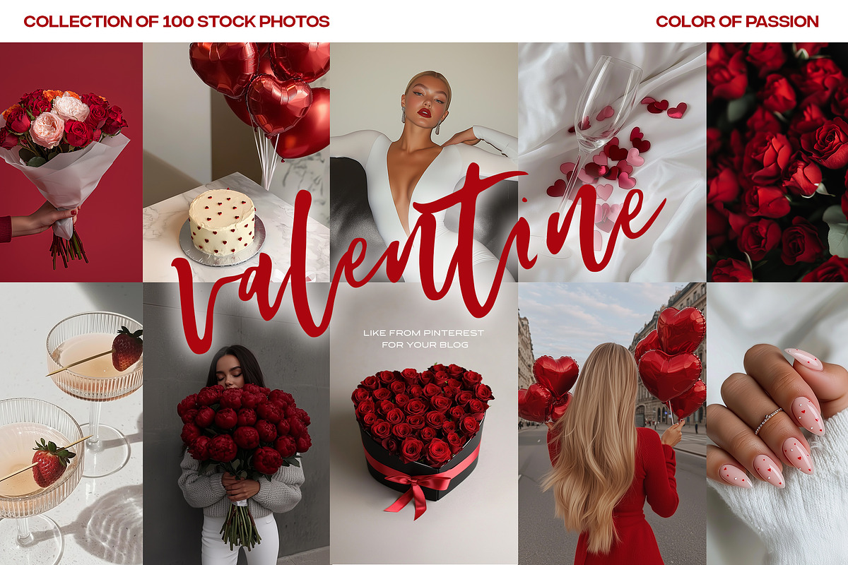 Valentine's Day 100 Stock Photos, a Holiday Photo by Muse Mockups (Photo 1 of 14)
