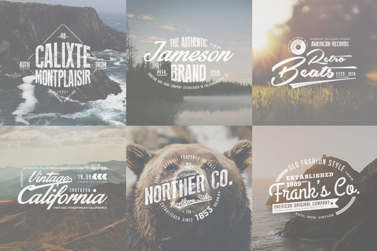 Vintage Badges & Labels Set 1, a Branding & Logo Template by Graphicdome (Photo 3 of 4)