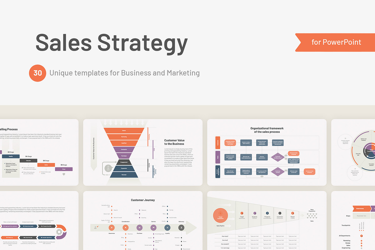 Sales Strategy PowerPoint Templates, a Presentation Template by HiSlide.io (Photo 1 of 5)