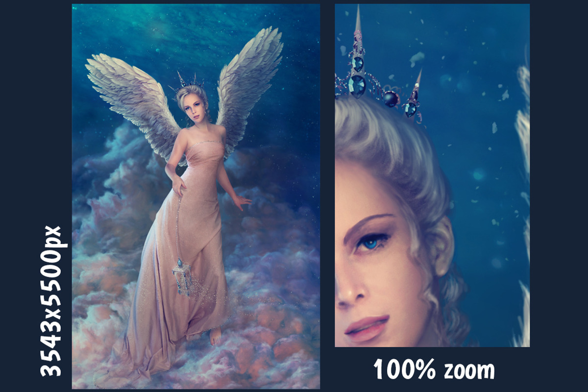 Fantasy angel, an Illustration by Cattleya (Photo 2 of 2)