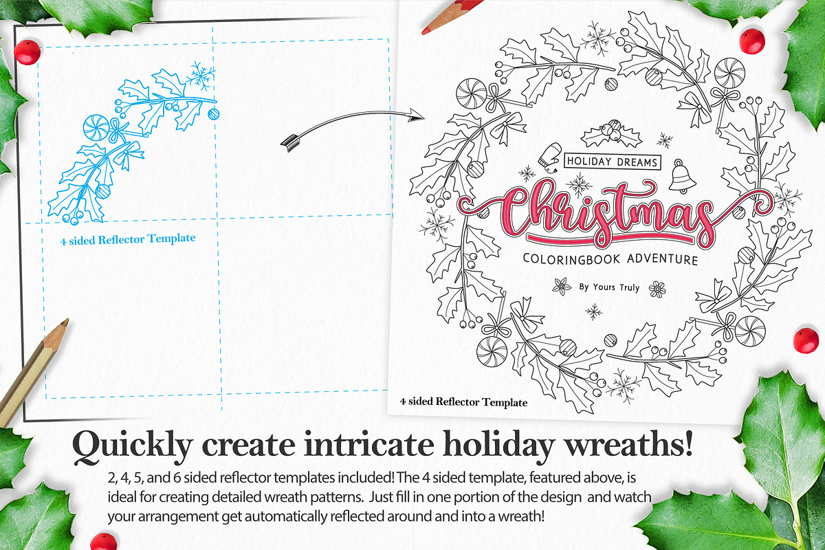Christmas Holiday Mandala Creator, a Plug-in Add-On by Drifter Studio (Photo 7 of 8)