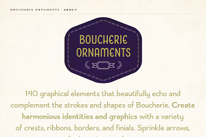 Boucherie Ornaments