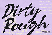 Dirty Rough – Bold Handwritten Font, a Handwritten Font by decographstud (Thumbnail 1 of 8)