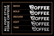 Forge Caffeine Fonts, a Serif Font by Nocturnal Workspace (Thumbnail 7 of 9)