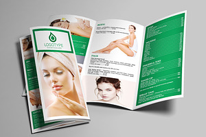 Spa Trifold A4 Brochure