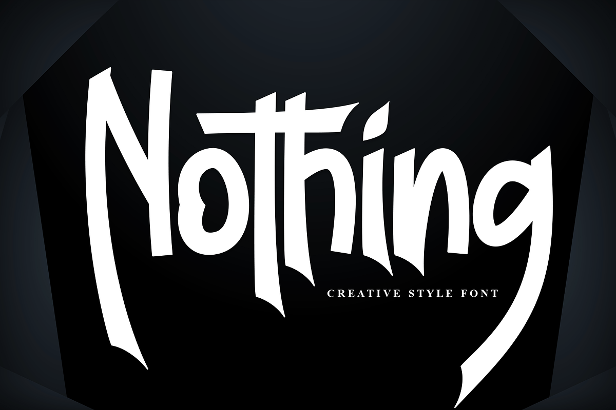 Nothing | Script Font, a Handwritten Font by Scratchones (Photo 1 of 9)