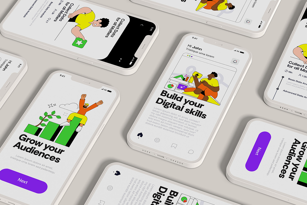 NEXUS - Premium Fintech Illustration, an Illustration by Creative Graphics (Photo 6 of 8)