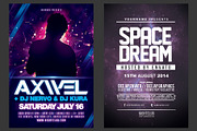7 Space Flyer Bundle, a Design Template by PopotLane (Thumbnail 5 of 5)
