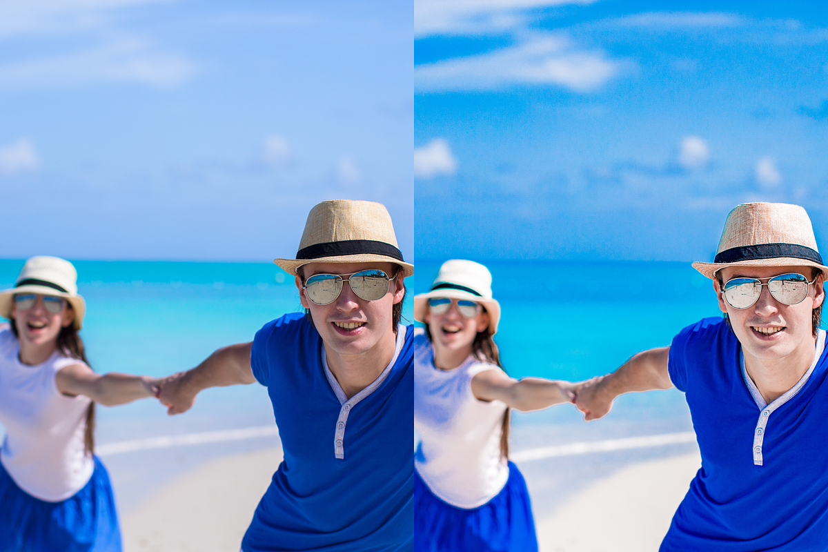 16 Blue Vacation Lightroom Presets, a Preset Add-On by RamsaGraphi (Photo 6 of 10)