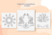 Elegant Doodle Peacock Collection, an Animal Illustration by Tatyana_Zenartist (Thumbnail 5 of 11)