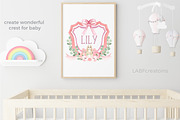 Baby Crest Creator Watercolor, an Illustration by LABFcreations (Thumbnail 12 of 32)