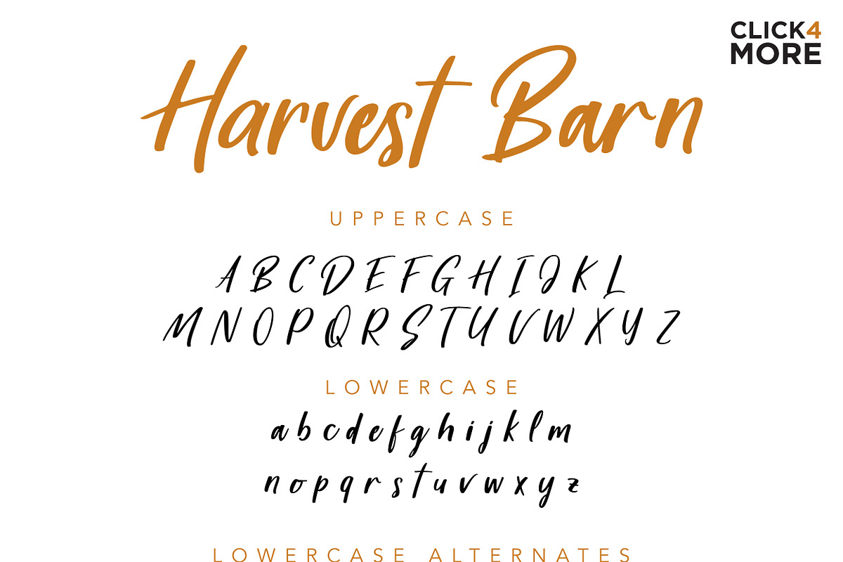 Harvest Barn - Farmhouse Casual, a Script Font by Konstantine Studio (Photo 11 of 11)