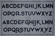 Quiet the Thief - Outlined Wide, a Serif Font by TypeKatsu (Thumbnail 2 of 3)
