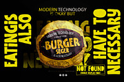 Not Found - Unique Display Font, a Font by Gassstype (Thumbnail 4 of 8)