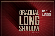 Gradual Long Shadow AI style, a Layer Style Add-On by leezarius (Thumbnail 1 of 7)