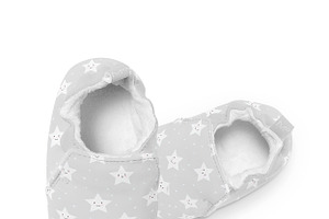 Baby Leather Shoes Mock-ups Set