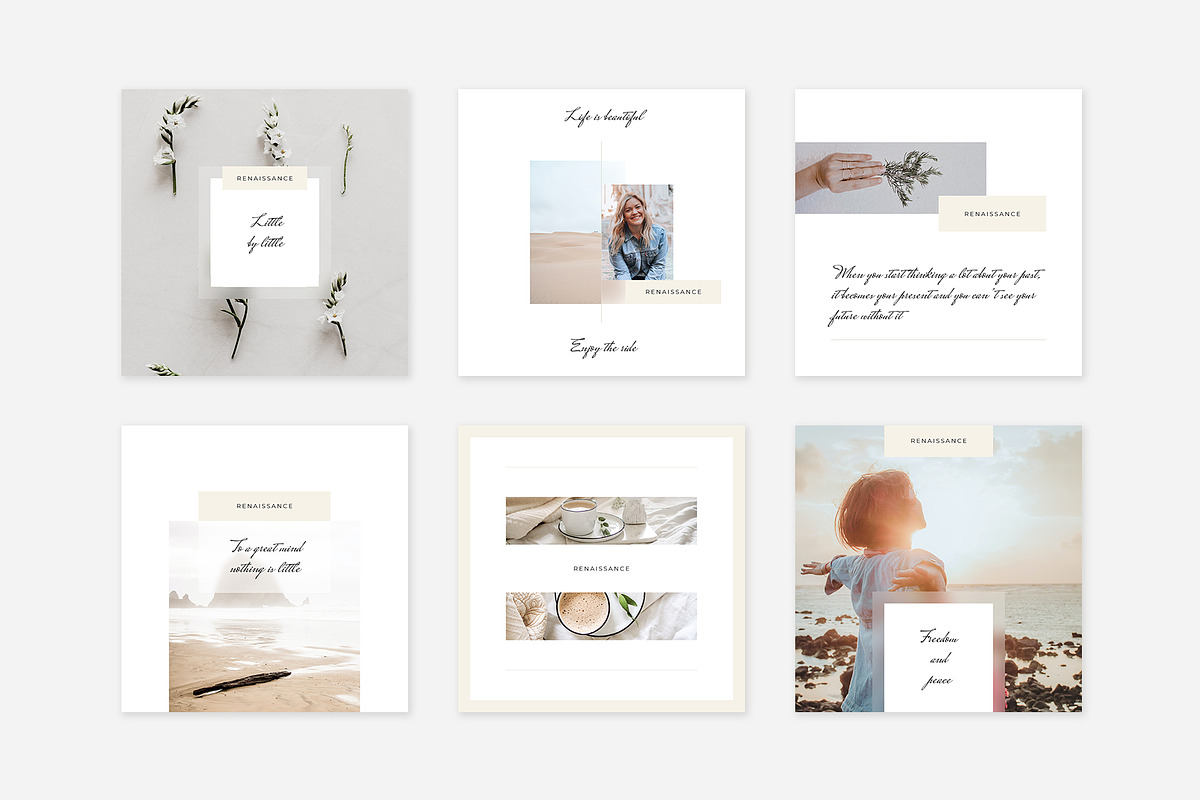 Renaissance Instagram Pack, a Social Media Template by Swiss_cube (Photo 7 of 8)