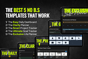 175+ No B.S Premium Notion Bundle, a Templates & Theme by ThePotentialHub (Thumbnail 2 of 8)