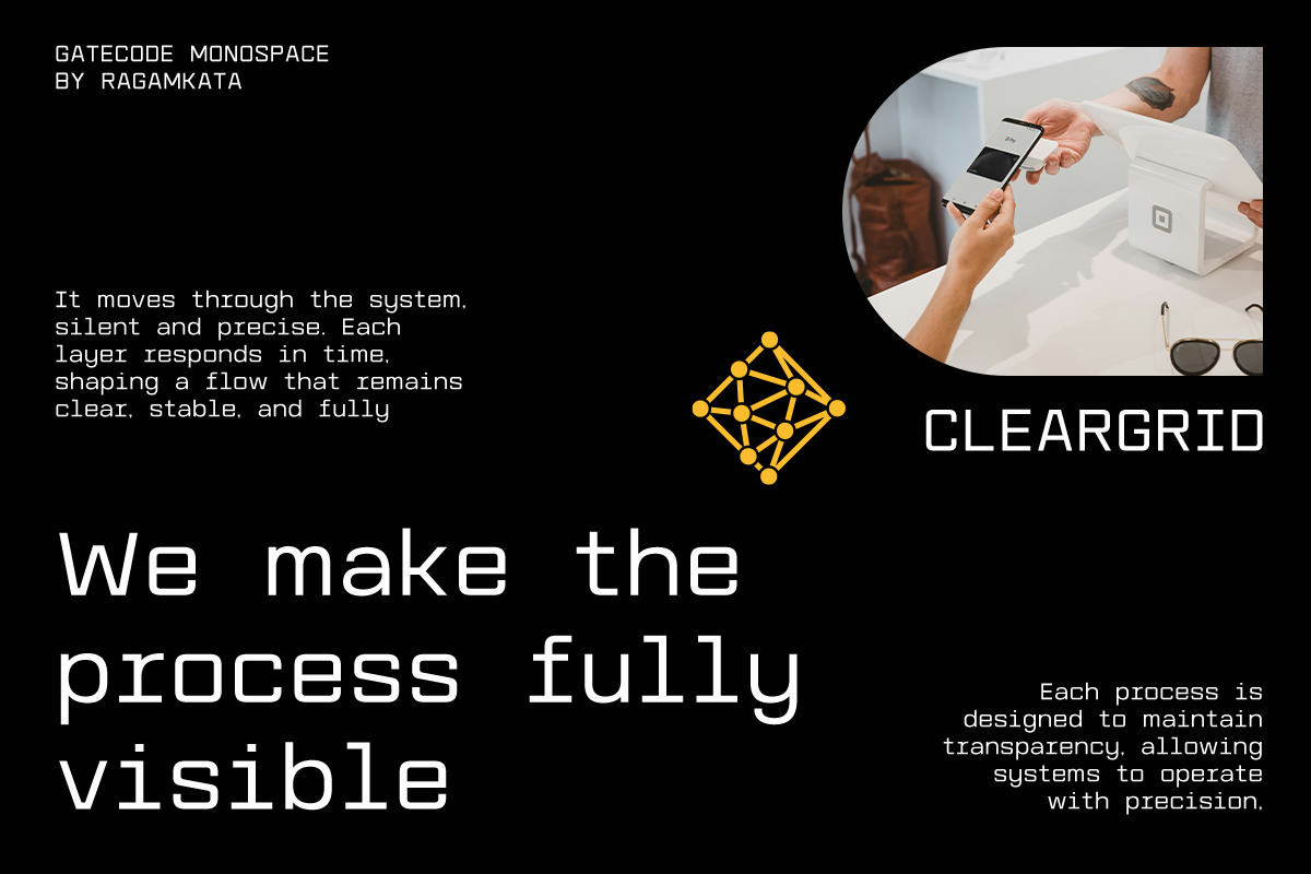 Gatecode - Modern Monospace Sans, a Sans Serif Font by RagamKata (Photo 3 of 10)