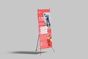 X Stand Banner Mockup, an Advertising Mockup by graphictime (Thumbnail 3 of 12)