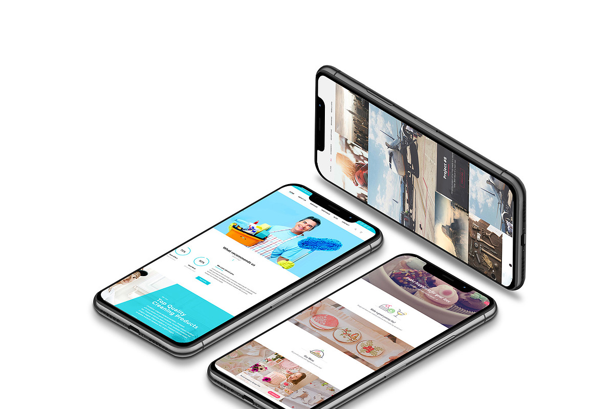 ALL 3D iPHONE MOCK-UP BUNDLE VOL-1, an iPhone Mockup by Graphicsworld125 (Photo 21 of 62)