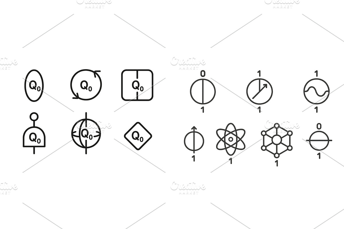 Symbols representing various, an Illustration by ZinetroN