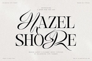 Hazel Shore - Serif & Script Duo, a Serif Font by SilverStag Type Foundry