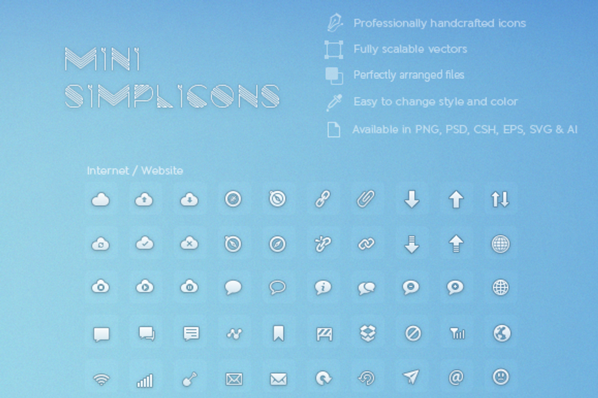 602 Mini Simplicons, an Icon by Pixlsby.me (Photo 1 of 5)